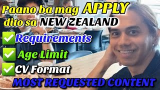 Most Requested  Paano mag APPLY dito sa NEW ZEALAND  Housekeeping sa NEW ZEALAND [upl. by Delcina585]