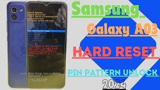 How to Hard Reset Samsung Galaxy A03 [upl. by Iatnwahs382]