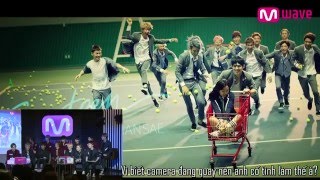 VIETSUB SEVENTEEN reaction to SEVENTEEN Mansae MV [upl. by Nahtam]