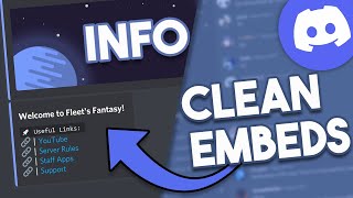 Setup Discord Message Embeds 2022 [upl. by Hendren]