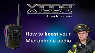 X10DR Mic Audio Boost [upl. by Wolfgram202]