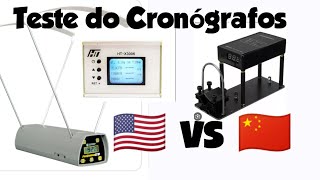 Testando os Cronógrafos Chineses em um Americano [upl. by Enattirb]