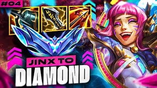 Jinx Unranked to Diamond 4  Jinx ADC Gameplay Guide Season 14  Best Jinx Build amp Runes [upl. by Joe]