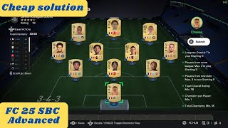 FC 25 FIFA 25  Advanced SBC  League and Nation Hybrid  cheap solution [upl. by Fairley]