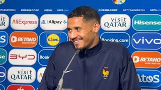 William Saliba Post Match interview Austria vs France 01 [upl. by Sadie]