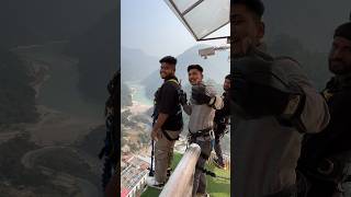 Himalayan Bungy Rishikesh bungee bungeejumping jumping adventure trending viral bungy shorts [upl. by Aun]