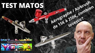 Aérographe  Airbrush de 15€ à 250€ combien investir [upl. by Grata]