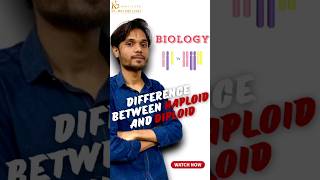 What is the difference between haploid and diploid in biology k2institute shorts  Fanesh sir [upl. by Araeic749]