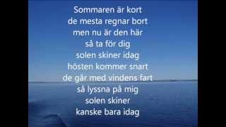 Tomas Ledin Sommaren är kort Lyrics [upl. by Monk]