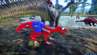 🔴Evolution Dinosaur Jurassic world dominion Mosasauruskingkonggidorahrodansirenhead Indoraptor [upl. by Bowes]