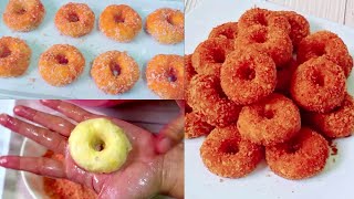 Cheese Banana Donuts Recipe l How to Make Banana Donuts [upl. by Gabie]