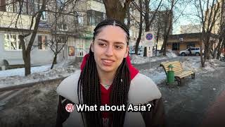 Young Russians in Moscow name a country they like [upl. by Anihtyc865]