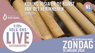 IBN Livestream NL 14 januari 2024 met Pastor Marlon Winedt [upl. by Siryt]