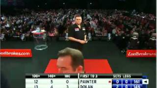 2011 PDC  WDC Painter vs Dolan 3  4 [upl. by Judith]