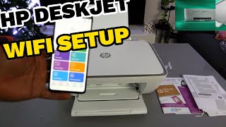 How To SetupConnect HP Deskjet 2820e All In One Printer With Phone and Print [upl. by Nawk804]