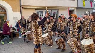 FZ Daugendorf am Fasnetsdienstag 2024 in Riedlingen 7 Video [upl. by Muire]