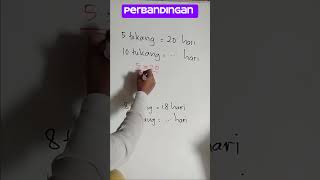 Soal Perbandingan maths [upl. by Harlow]