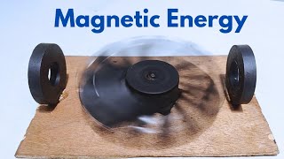 Cooling Fan Magnetic Free Energy Perpetual Motion Self Running Energy Generator [upl. by Alcot]