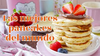 LA MEJOR RECETA PARA PANCAKES TORTITAS PANQUECAS GORDITAS Y PERFECTAS  AnnasPasteleria [upl. by Marelya]