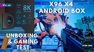 Banggood X96 X4 Amlogic S905X4 Android TV Box 8K Video Support [upl. by Freud]