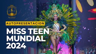 AUTOPRESENTACION  Miss Teen Mundial 2024 by Francisco Cortez [upl. by Zeni178]