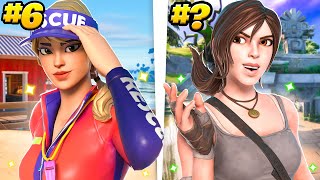 25 TRYHARD Battle Pass Skins Fortnite [upl. by Ace]