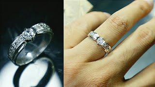 how to make silver ring for women  handmade jewelry [upl. by Carbone]