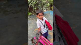 Tota cycle leke Chotu school nahin Jayega new Tending viralvideo [upl. by Ardyth]