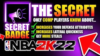 DEFENSIVE LEADER BADGE 2K22  THE SECRET ONLY COMP PLAYERS KNOW [upl. by Arahd]