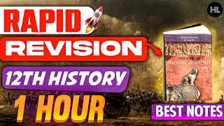 Rapid🚀Revision History Class 12  Book 1 humanitieslover oneshot [upl. by Anij232]