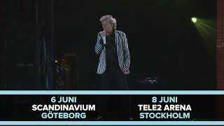 Rod Stewart  6 amp 8 juni 2024  Stockholm amp Göteborg [upl. by Minda]