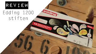 REVIEW  Edding 1200 stiften [upl. by Aeet405]