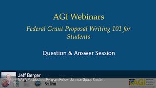 Federal Grant Proposal Writing 101 Question amp Answer Session [upl. by Setarcos]