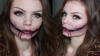 Sourire de lAnge  Halloween Make up Tutorial ♥ [upl. by Yolanthe513]