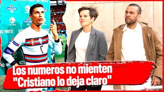 Cristiano Ronaldo y sus huellas en la EUROCOPA Dani Alves regresa a la fiscalia Guardiola [upl. by Shulock700]