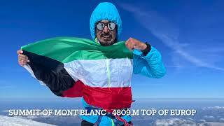 The Way To Mont Blanc Summit 2023 by Raed Alroomi [upl. by Jaban]