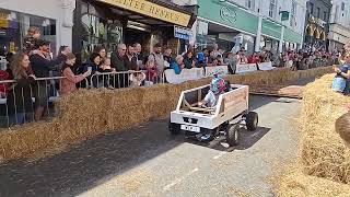 BIDEFORD SOAP BOX RACE WEST END PRESCION IN SLOW MO ON 7TH JULY 2024 [upl. by Tatiana]