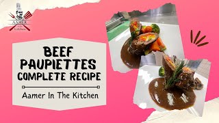 Beef Paupiettes Recipe  Paupiettes cooking method  Aamer In The Kitchen [upl. by Haymes]