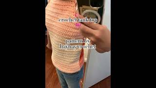 crochet tank top pattern by hayhaycrochet [upl. by Legna]