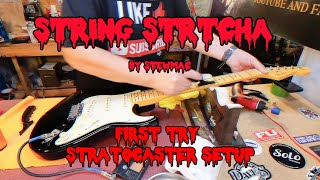 StewMac String Stretcha on Strat Setup EP 435 [upl. by Alaek27]