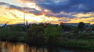 Sonnenuntergang genießen an der Elster in Gera Zwötzen Thüringen [upl. by Coletta]