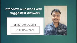 Interview Questions of Internal Audit and Statutory Audit  Vivek Bansal  big4 internalaudit [upl. by Atnad]