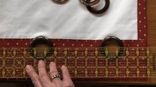 How to Sew Lined Curtains  National Sewing Circle [upl. by Werbel886]