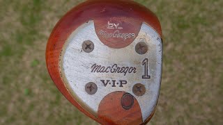 1973 Macgregor VIP Persimmon Driver  The Vintage Golfer [upl. by Bellew]