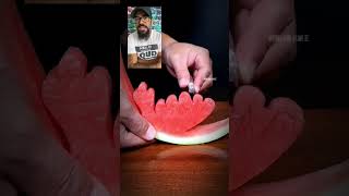 carving watermelon art satisfying artist viral fruitcarving [upl. by Noteek]