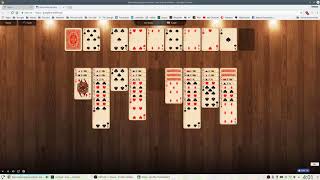 Double Klondike Solitaire Gameplay 4x Speed [upl. by Eittik]