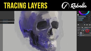 How to Use Tracing Layers  Rebelle Tutorial [upl. by Forester426]