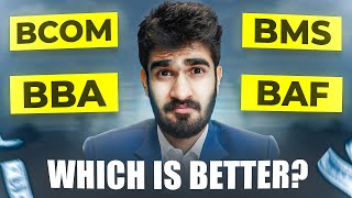 BCOM VS BBA VS BAF VS BMS  Kushal Lodha [upl. by Danielle276]