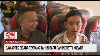 Bincang Cawapres Gibran Rakabuming Raka Terkait Tahun Baru Dan Industri Kreatif [upl. by Michaella]