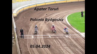 Apator ToruĹ„ Polonia Bydgoszcz 05042024 sparing [upl. by Eybbob]